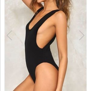 Basic Black Bodysuit from Nasty Gal